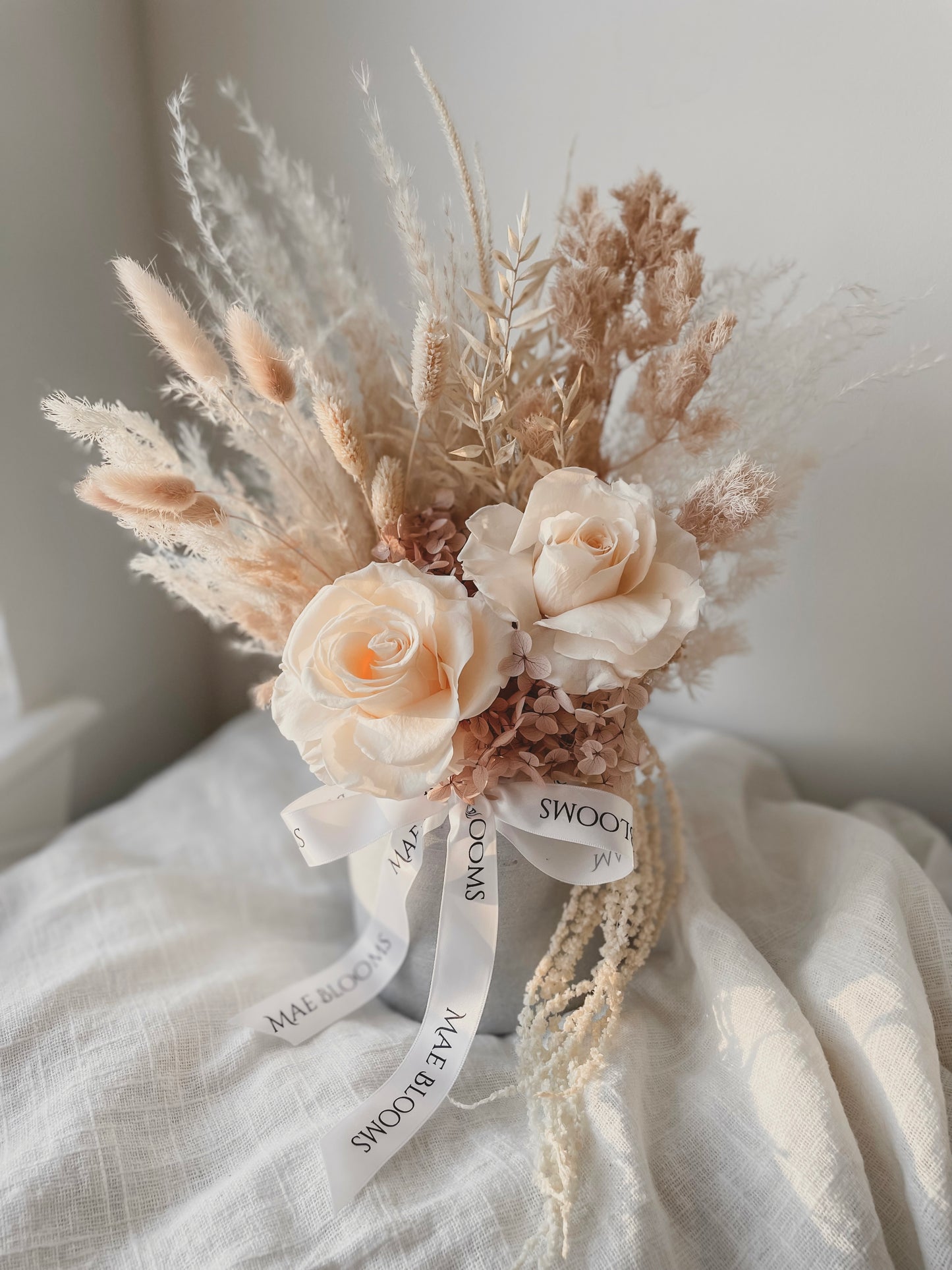 Champagne Peach Arrangement - Medium