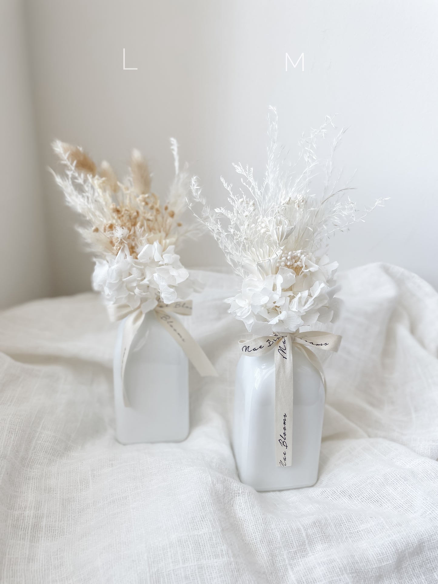 White Glass Mini Vase