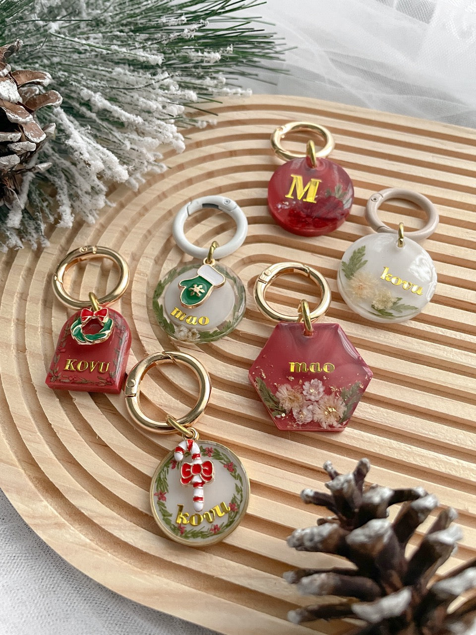 Christmas Wreath Border Tag