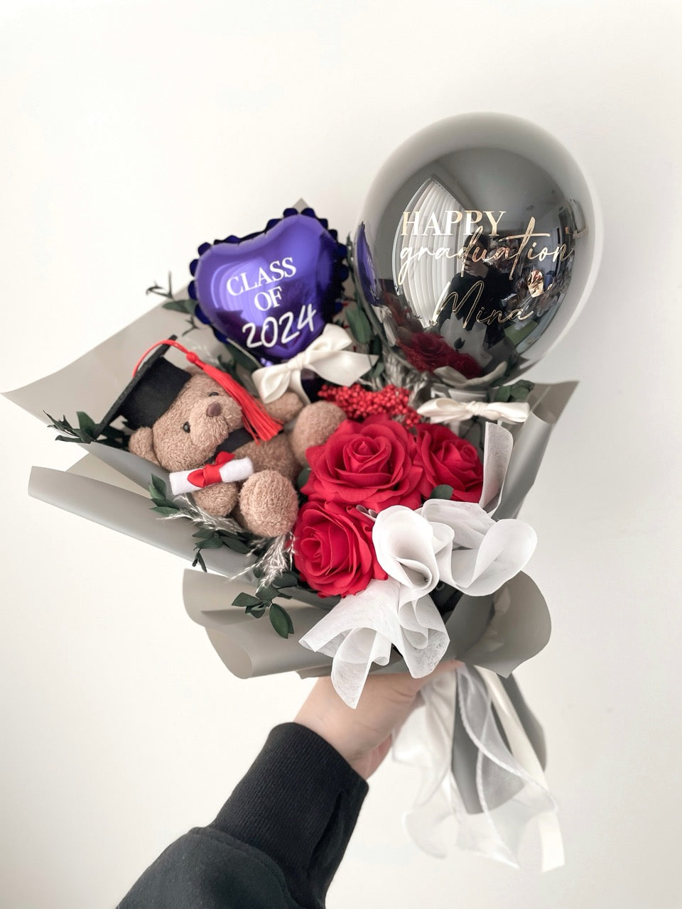 Graduation Bear Bouquet