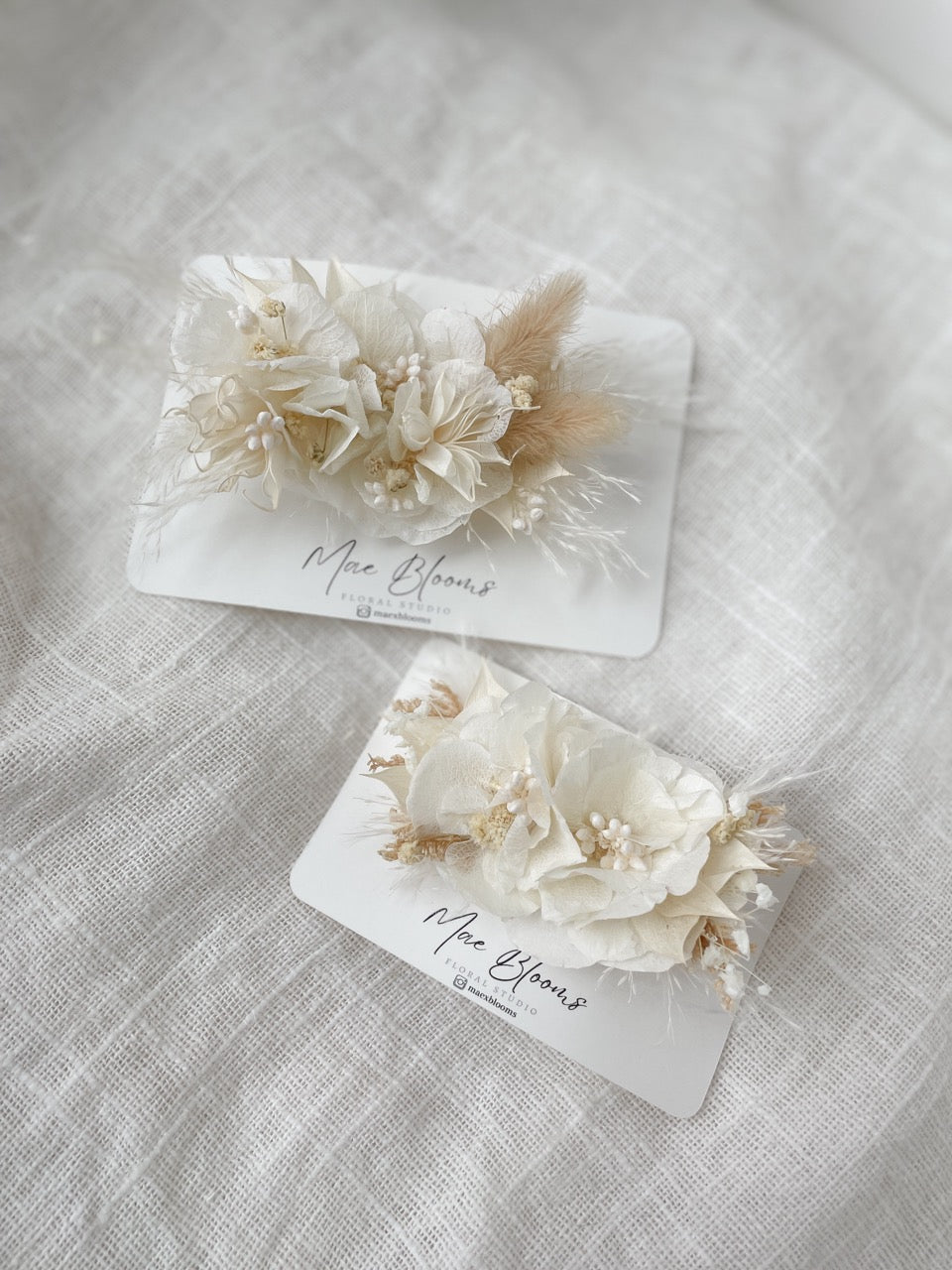 Dried Flower Alligator Hair Clip