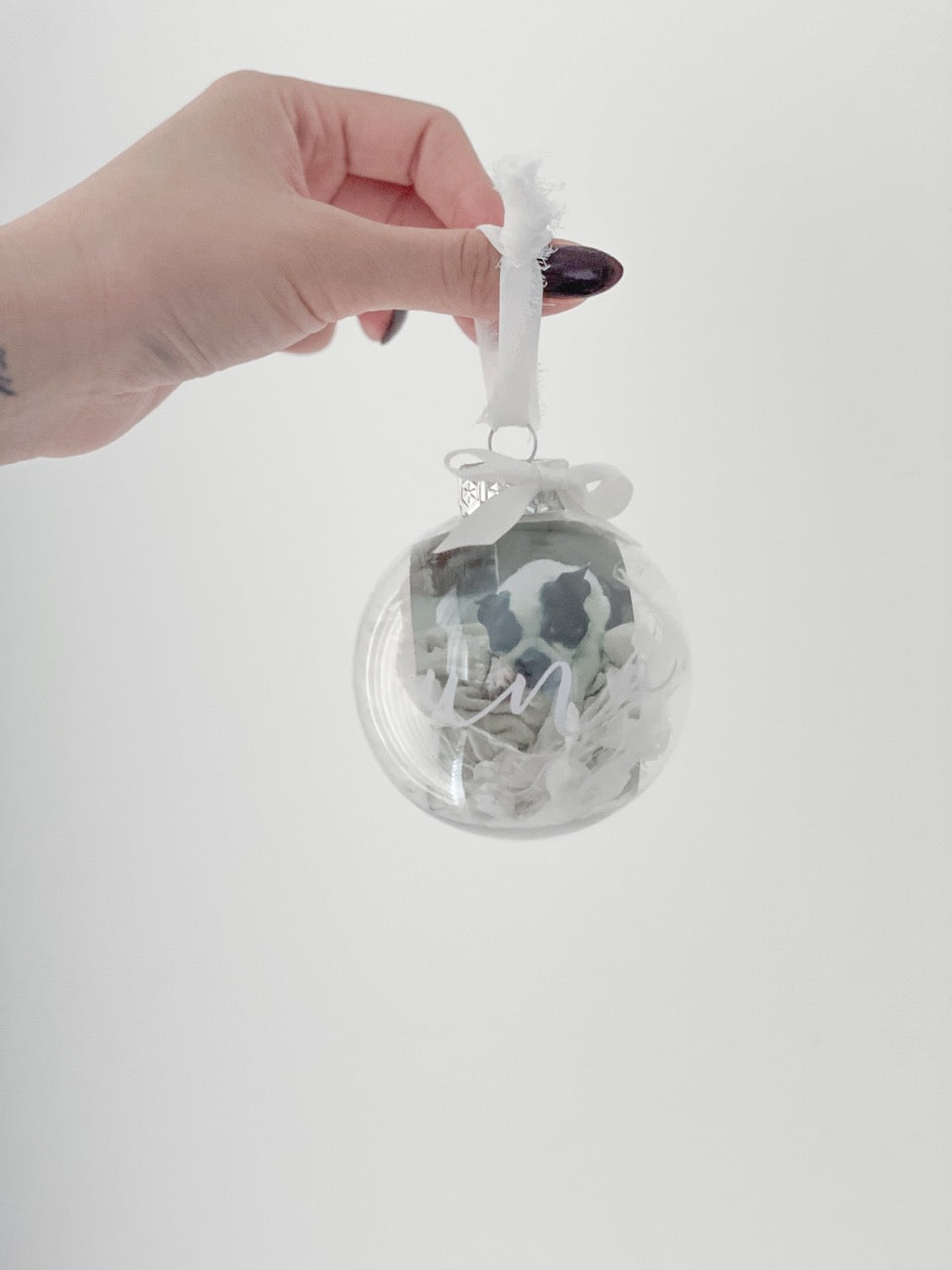 Flat Disc Photo Bauble